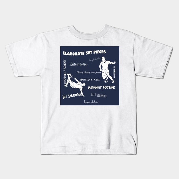 Trick Plays and Elaborate set pieces Kids T-Shirt by Wenby-Weaselbee